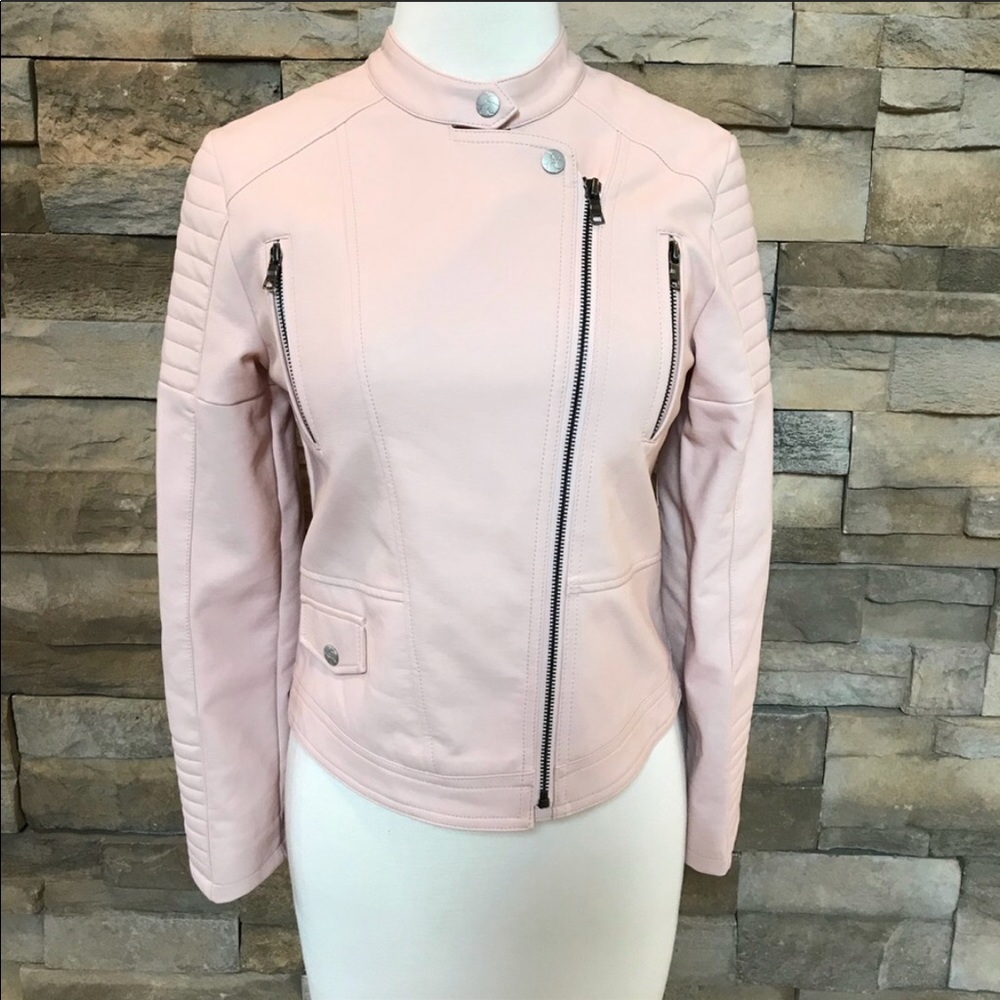 Jessica Simpson leather Jacket